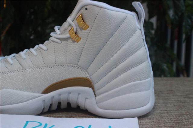 Authentic Air Jordan 12 OVO White Release Version （Nike pairs）